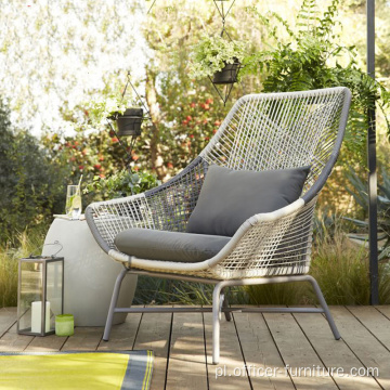 Nordic Outdoor Fuiniture Outdoor Rattan Garden krzesło